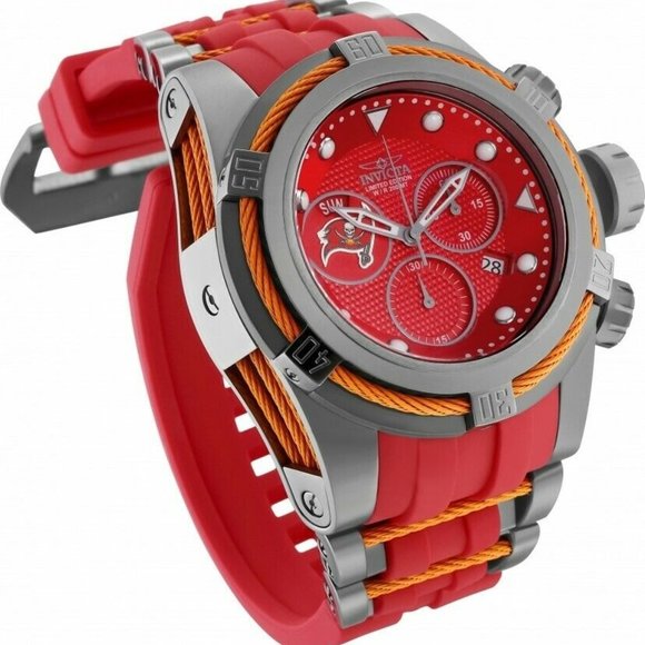 Invicta NFL Tampa Bay Buccaneers Swiss Bolt Zues - Picture 6 of 10